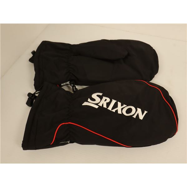 PAIRE DE GANTS DE GOLF D'HIVER SRIXON NOIRS ET ROUGES