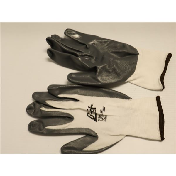 12-PAIRES GANT EN NYLON ENDUIT DE NITRILE PIP 34-225/L