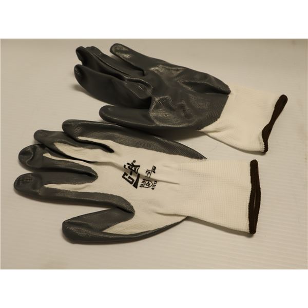 12-PAIRES GANT EN NYLON ENDUIT DE NITRILE PIP 34-225/L
