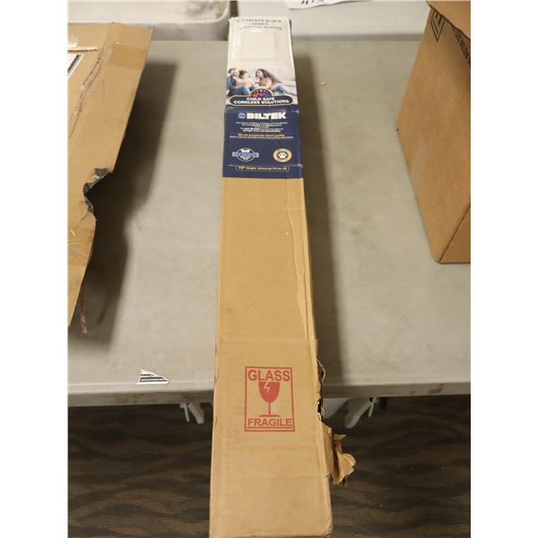 STORE SANS CORDON ZEBRA #ZBRA30  30" BLANC