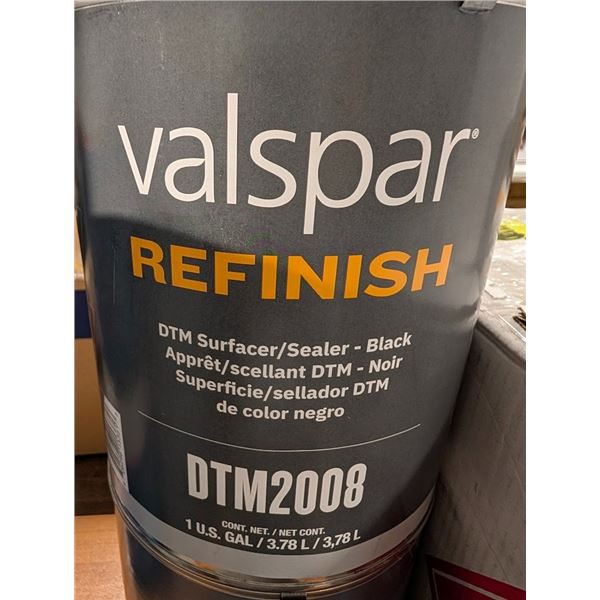 LOT DE 2 VALSPAR REFINNISH DTM2008  -3.78L