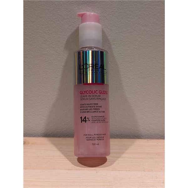 BTE DE 6 L'OREAL GLYCOLIC GLOSS SERUM SANS RINCAGE  150ML
