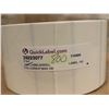 Image 2 : BTE DE 5 ROULEAUX DE 1500 ÉTIQUETTES TRANSPARENT 3"x4" QUICKLABEL PN 32993077
