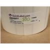 Image 2 : BTE DE 5 ROULEAUX DE 1500 ÉTIQUETTES TRANSPARENT 3"x4" QUICKLABEL PN 32993077