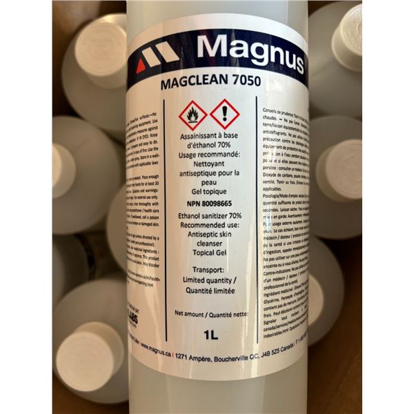 BTE DE 12 MAGNUS MAGCLEAN, NETTOYANT ANTISEPTIQUE