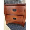 Image 2 : 613 -- MISSION CRAFTSMAN BEDSIDE DRAWERS