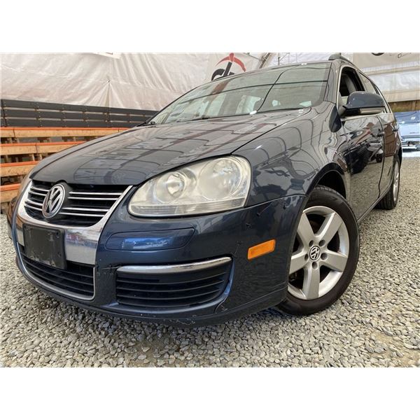 2009 VW JETTA, BLUE, 218799 KMS, FRONT WHEEL DRIVE. - B265869