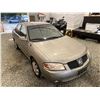 Image 10 : 2006 NISSAN SENTRA, GOLD, 194480 KMS, FRONT WHEEL DRIVE. - D539190
