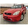 Image 1 : 2004 TOYOTA MATRIX, RED, 299999 KMS, FRONT WHEEL DRIVE. - D820163