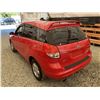 Image 21 : 2004 TOYOTA MATRIX, RED, 299999 KMS, FRONT WHEEL DRIVE. - D820163
