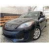 Image 1 : 2012 MAZDA 3, BLACK, 250584 KMS, FRONT WHEEL DRIVE. - D685346