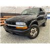Image 1 : 2005 CHEVY BLAZZER, BLACK, 123474 KMS, 4X4. - B102657