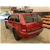 Image 21 : 2006 JEEP GRAND CHEROKEE, RED, 234503 KMS, FOUR WHEEL DRIVE. - J320527