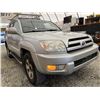 Image 8 : 2003 TOYOTA 4RUNNER, SILVER, 219654 KMS, 4X4. - D014979