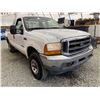 Image 8 : 2001 FORD F250, WHITE, 358659 KMS, 4X4. NO RESERVE - DC74243
