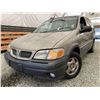 Image 1 : 2000 PONTIAC MONTANNA, BROWN, 191170 KMS, FRONT WHEEL DRIVE. - B388122