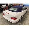Image 16 : 2002 MERCEDES CLK 32, WHITE, 110568 KMS, REAR WHEEL DRIVE. - J123141