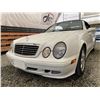 Image 2 : 2002 MERCEDES CLK 32, WHITE, 110568 KMS, REAR WHEEL DRIVE. - J123141