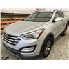 Image 2 : 2013 HYUNDAI SANTA FE, GREY, 244009 KMS, FRONT WHEEL DRIVE. - J063340