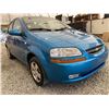 Image 8 : 2008 CHEVY AVEO, BLUE, 124547 KMS, FRONT WHEEL DRIVE. - B263346