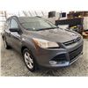 Image 8 : 2014 FORD ESCAPE, GREY, 328864 KMS, FOUR WHEEL DRIVE. - JA17104