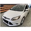 Image 3 : 2014 FORD FOCUS, WHITE, 127010 KMS, FRONT WHEEL DRIVE. - D314914