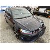 Image 10 : 2015 VW GTI, BLACK, 165525 KMS, FRONT WHEEL DRIVE. REPO UNIT. - J045293