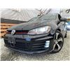 Image 1 : 2015 VW GTI, BLACK, 165525 KMS, FRONT WHEEL DRIVE. REPO UNIT. - J045293