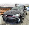 Image 3 : 2015 VW GTI, BLACK, 165525 KMS, FRONT WHEEL DRIVE. REPO UNIT. - J045293