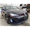 Image 8 : 2015 VW GTI, BLACK, 165525 KMS, FRONT WHEEL DRIVE. REPO UNIT. - J045293