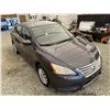 Image 10 : 2015 NISSAN SENTRA, GREY, 128875 KMS, FRONT WHEEL DRIVE. - B638049