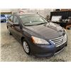 Image 9 : 2015 NISSAN SENTRA, GREY, 128875 KMS, FRONT WHEEL DRIVE. - B638049