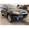 Image 8 : 2008 ACURA RDX, BLACK, 265989 KMS, ALL WHEEL DRIVE. - B802821