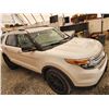 Image 10 : 2014 FORD EXPLORER XLT, WHITE, 237739 KMS, FRONT WHEEL DRIVE. - DA76817
