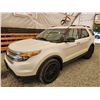 Image 3 : 2014 FORD EXPLORER XLT, WHITE, 237739 KMS, FRONT WHEEL DRIVE. - DA76817