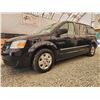 Image 2 : 2010 DODGE GRAND CARAVAN SE, BLACK, 199240 KMS, FRONT WHEEL DRIVE. NO RESERVE. - P224013