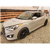 Image 3 : 2013 HYUNDAI VELOSTER, GREY, 128951 KMS, FRONT WHEEL DRIVE. - D159253