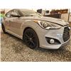 Image 8 : 2013 HYUNDAI VELOSTER, GREY, 128951 KMS, FRONT WHEEL DRIVE. - D159253