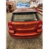 Image 17 : 2008 DODGE CALIBER, ORANGE, 133042 KMS, FRONT WHEEL DRIVE. - J702038