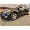 Image 2 : 2011 HYUNDAI ELANTRA, BLACK, 86510 KMS, FRONT WHEEL DRIVE. - D003974