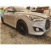 Image 8 : 2013 HYUNDAI VELOSTER, GREY, 128951 KMS, FRONT WHEEL DRIVE. - D159253
