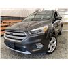 Image 1 : 2018 FORD ESCAPE, GREY, 147291 KMS, FOUR WHEEL DRIVE. - DB91474