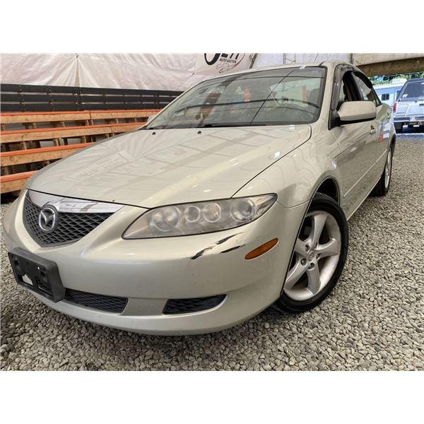 2005 MAZDA 6, BIEGE, 215729 KMS, FRONT WHEEL DRIVE. - BM66323