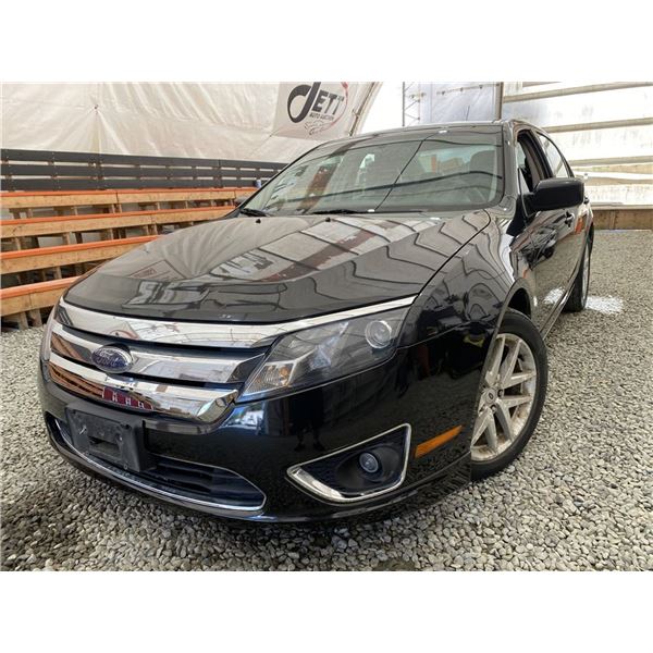 2010 FORD FUSION SEL, BLACK, 182117 KMS, ALL WHEEL DRIVE. - D126091