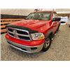 Image 3 : 2011 DODGE RAM 1500, RED, 246088 KMS, FOUR WHEEL DRIVE. - D668942