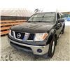 Image 3 : 2007 NISSAN FRONTIER, BLACK, 311614 KMS, 4X4. - J441022