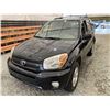 Image 3 : 2005 TOYOTA RAV 4, BLACK, 162252 MILES, FOUR WHEEL DRIVE. - B037629