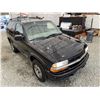 Image 10 : 2005 CHEVY BLAZER, BLACK, 195623 KMS, 4X4. - B107950