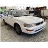 Image 8 : 1995 TOYOTA COROLLA, WHITE, 169489 KMS, FRONT WHEEL DRIVE. - D087777