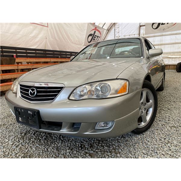 2001 MAZDA MILLENIA, CHAMPAGNE,  205298KMS, FRONT WHEEL DRIVE. NO RESERVE. - P708151